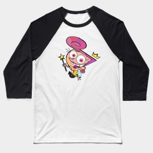 Geometric Wanda Fairly Odd Parents Baseball T-Shirt